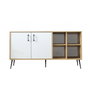 Hanah Home Şile 4611 Consola Roble Zafiro y Blanco